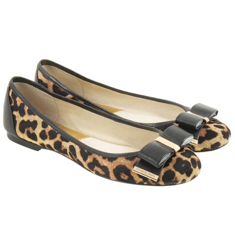 michael kors balerina kiera leo print grösse40|Michael Michael Kors Kiera Ballet Flex .